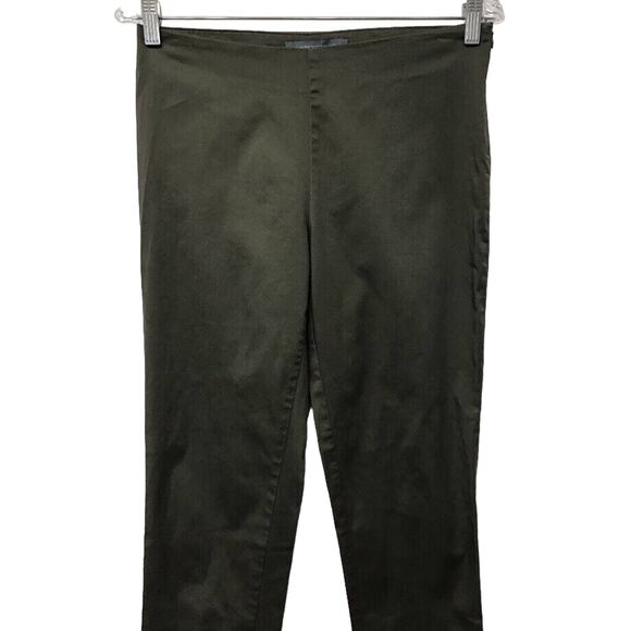 Sandro Ferrone Roma Pants Womens Italy 44 US 10 Green - Picture 2 of 7